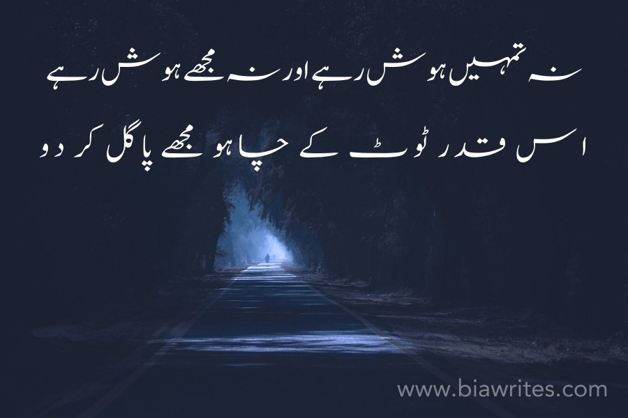 Heart touching love poetry in Urdu