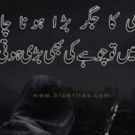 attitude Urdu poetry