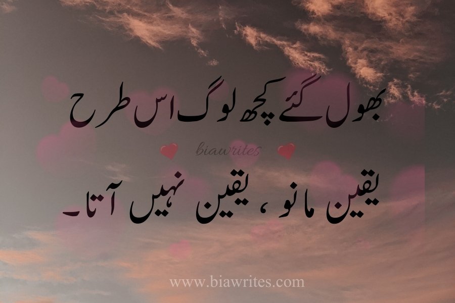 2 line Urdu poetry copy paste